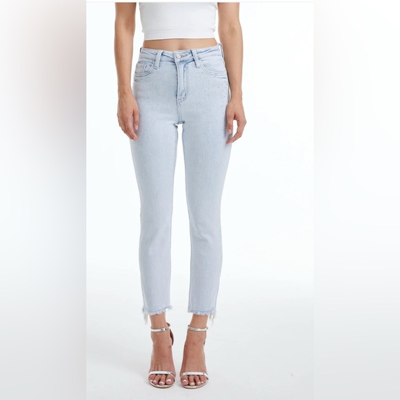 BAYEAS High Slim Straight Jeans Size 27 - Picture 1 of 7